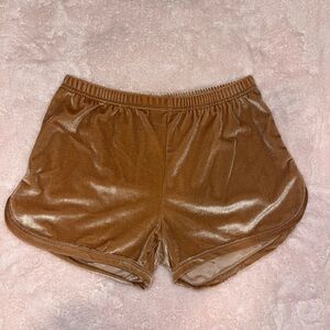 velvet shorts